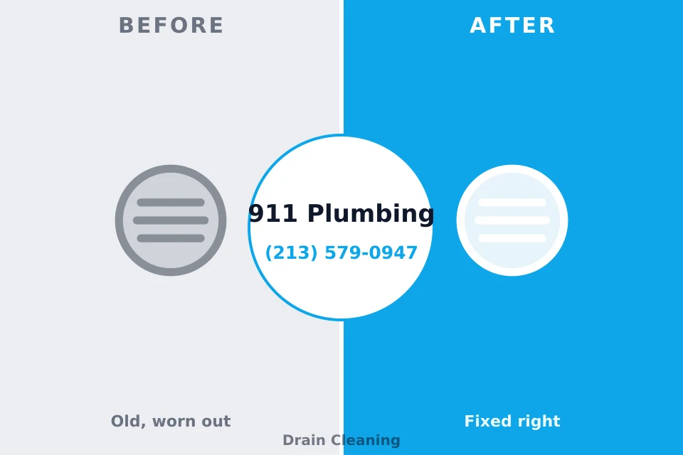 Before and after: plumbing repair Remsenburg-Speonk, NY